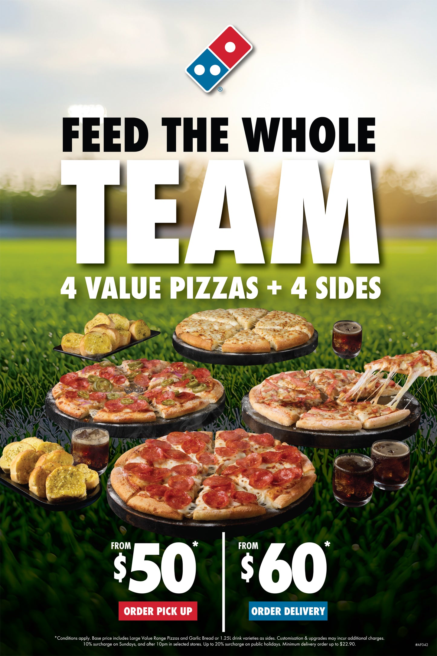 Feed The Team - A-Frame Insert