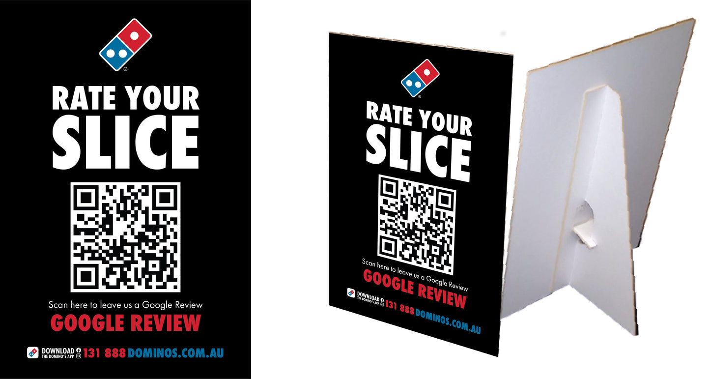 Google Review Counter Card