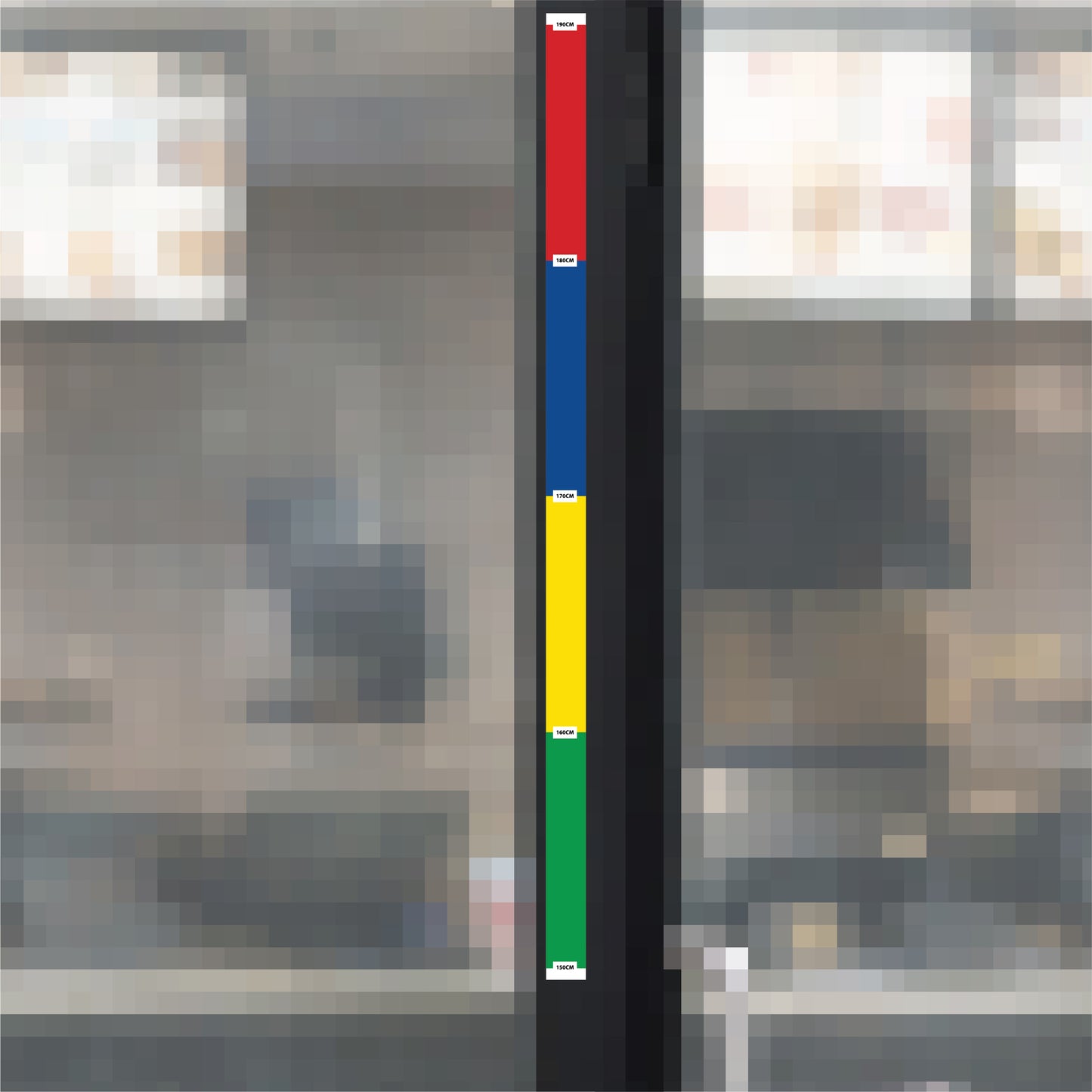 Door Height Sticker