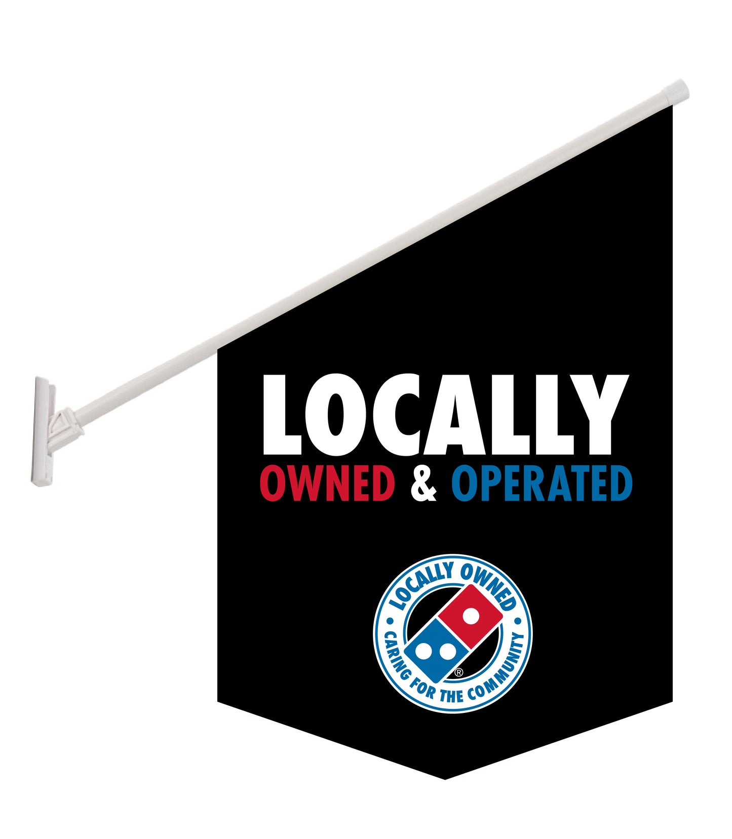 Locally Owned & Operated - Shopfront Flags