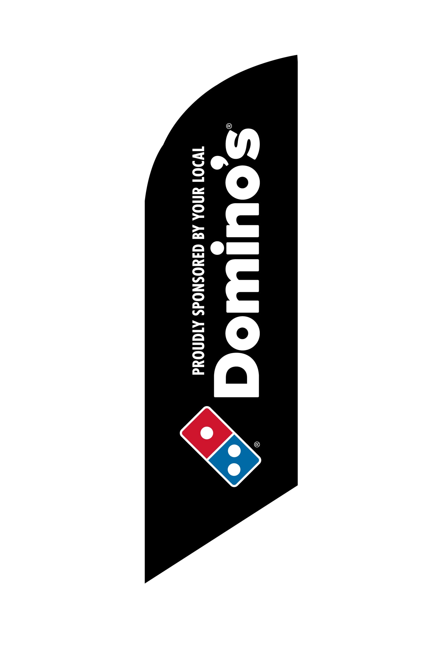 Proudly Sponsored By - Small Feather Flag