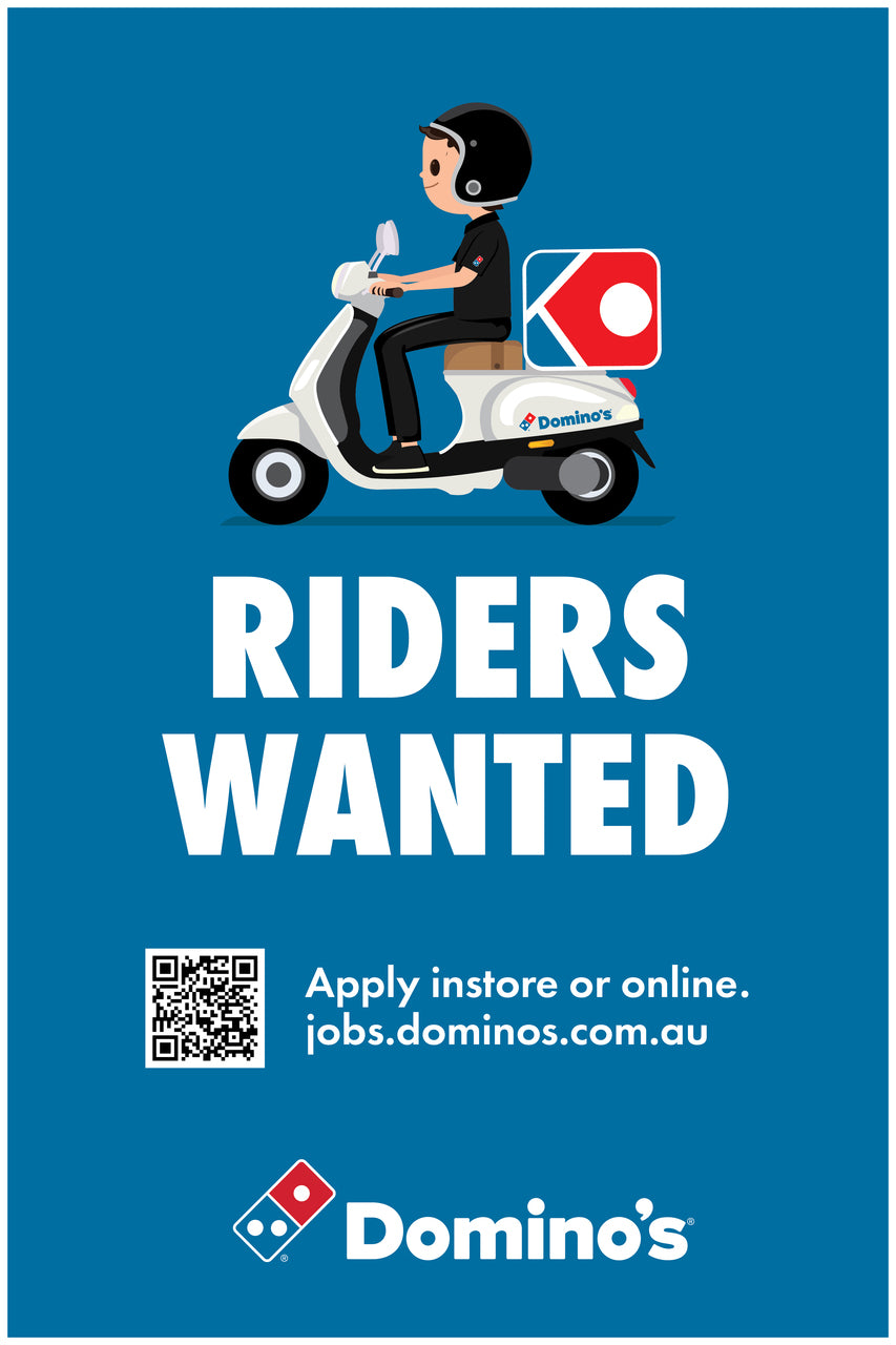 Riders Wanted - A-Frame Insert