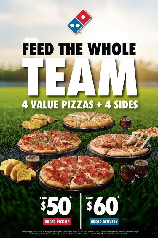 Feed The Team - A-Frame Insert