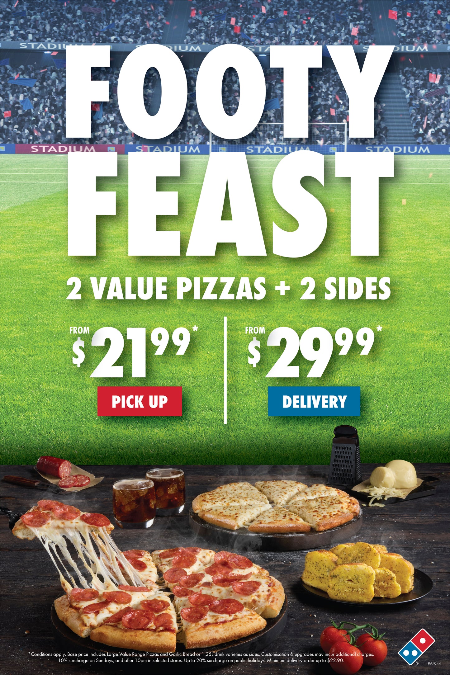 Footy Feast 2+2 A-Frame Insert