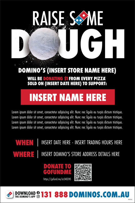 Raise Some Dough A-Frame Insert
