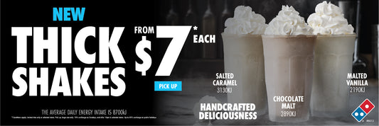 Thickshakes - 2.4x0.8m Banner