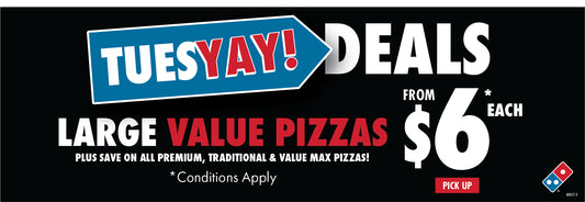 Tuesyay - 2.4x0.8m Banner
