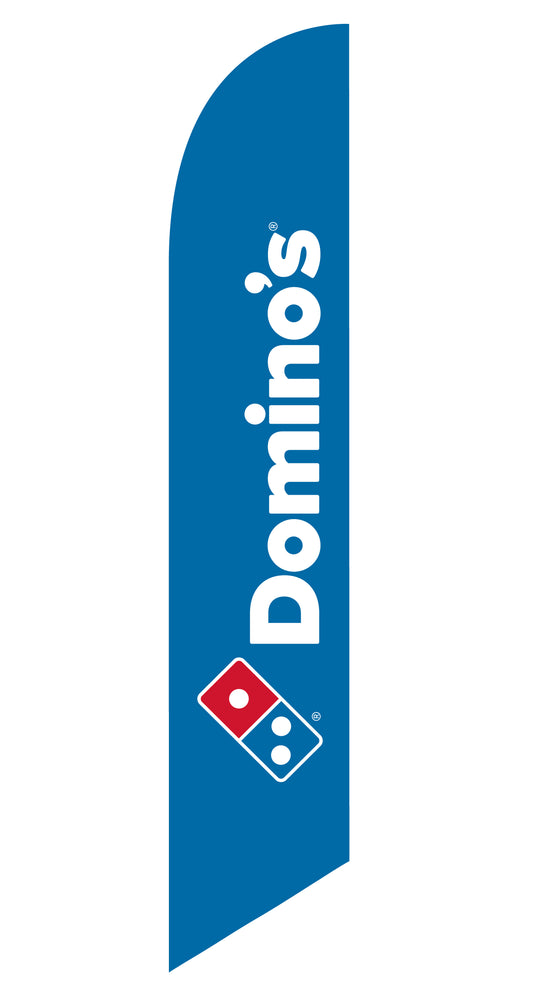 Domino's Blue XL Feather Flag