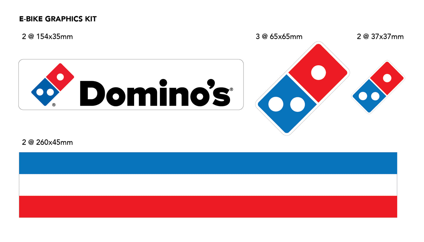 E Bike Replacement Stickers