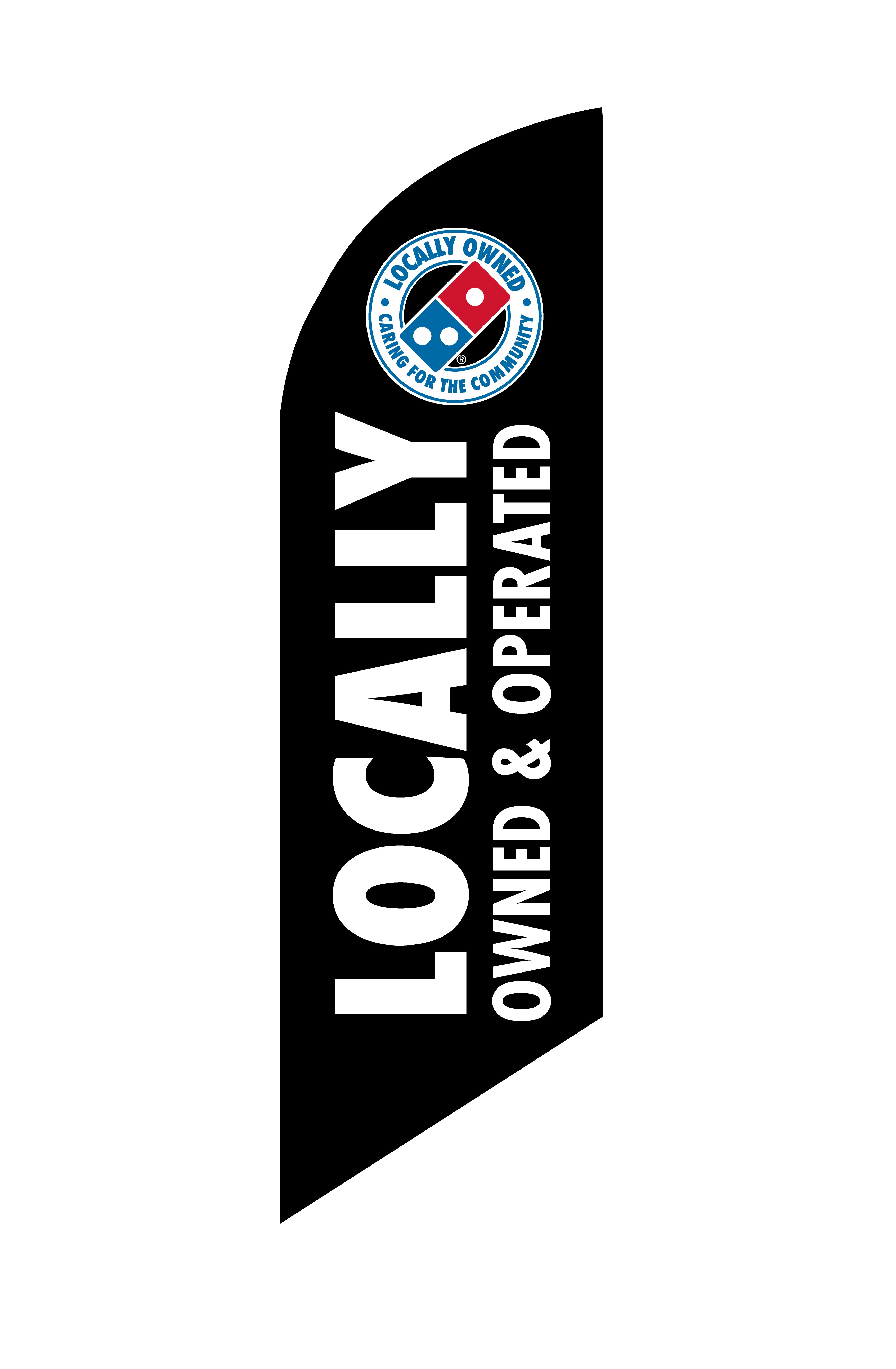 Locally Owned & Operated Logo - Small Feather Flag – Lloyd Sign Co