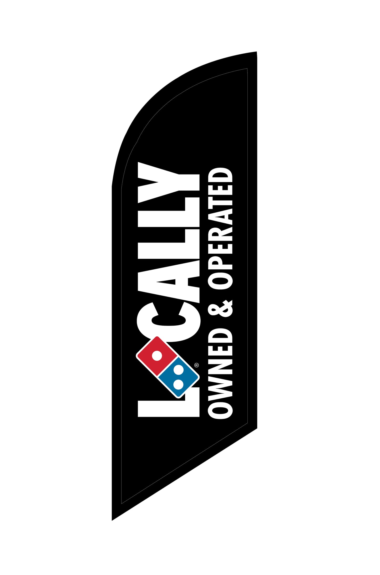 Locally Owned - Feather Flag
