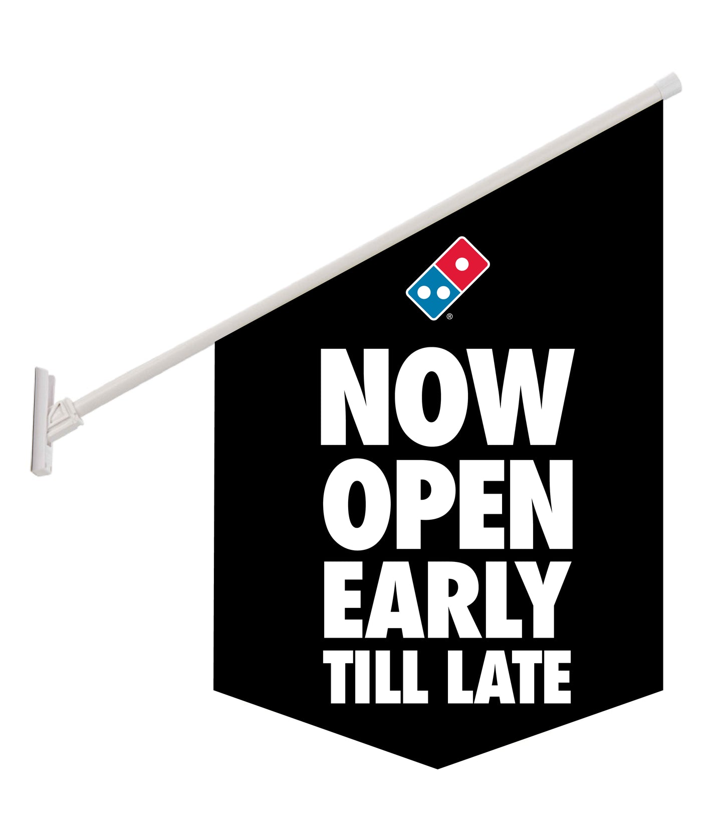 Open Early Till Late - Shopfront Flags