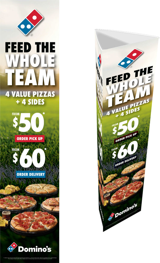 Feed The Team Pole Cover