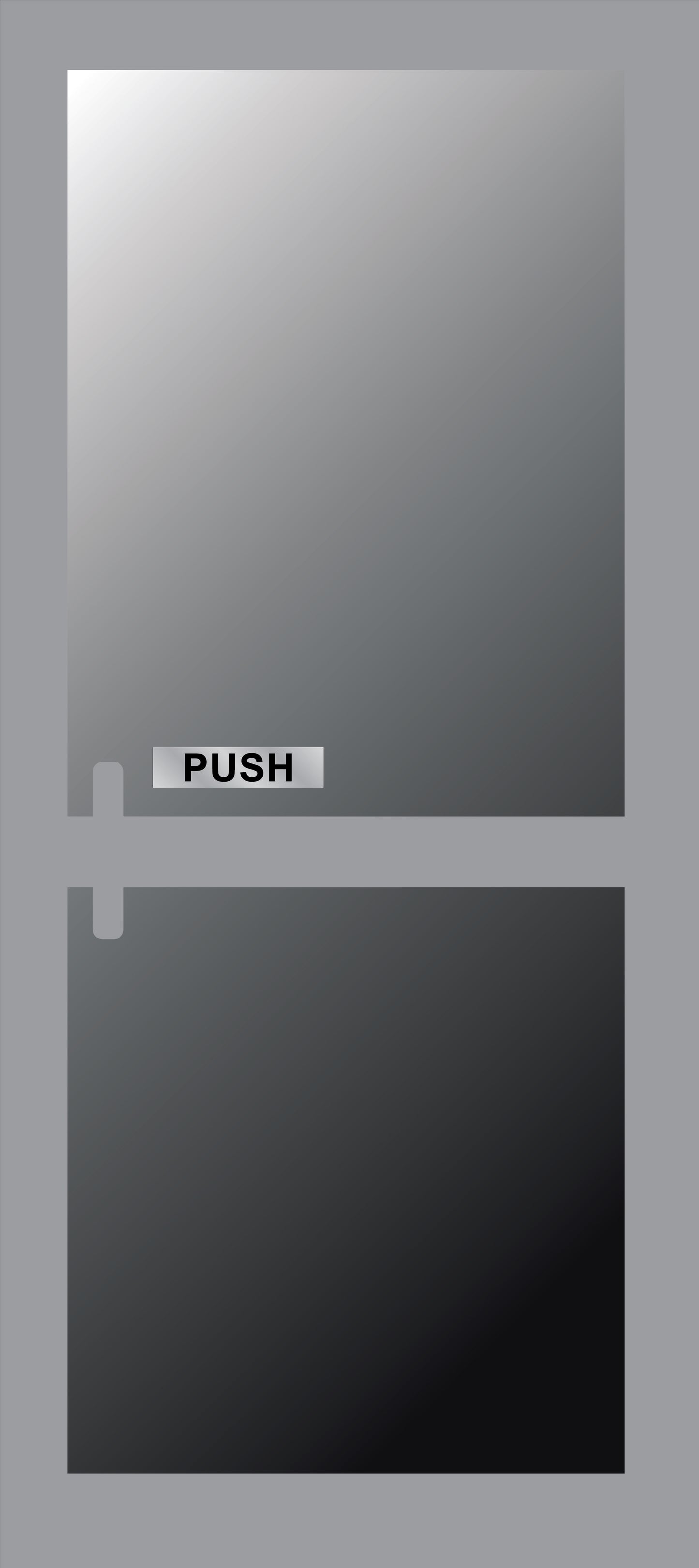 Push / Pull Sticker